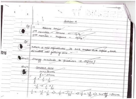 Class 10 Topper Answersheet 的图像结果