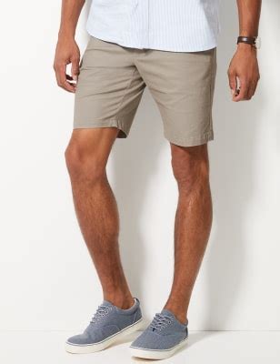 Cotton Rich Chino Shorts with Stretch