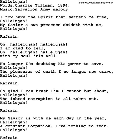 Hallelujah Lyrics