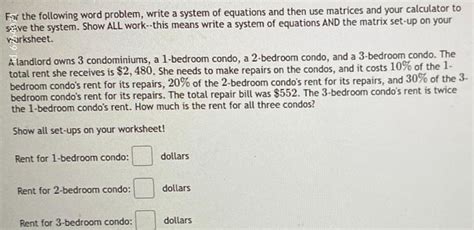 Image result for Matrix Example Problems