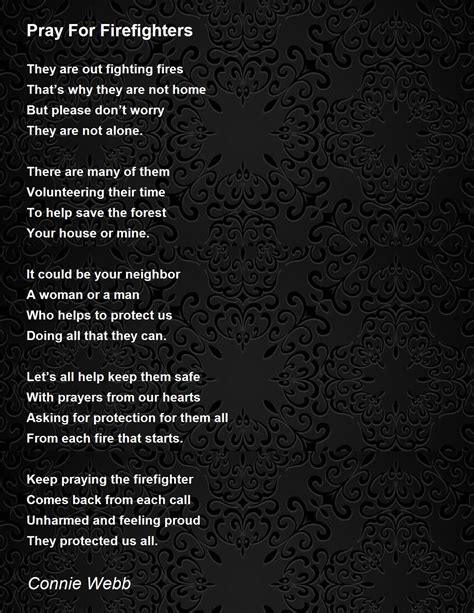 Volunteer Firefighter Poems