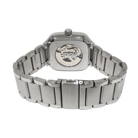 Buy Earnshaw Men Paxton Skeleton Automatic Silver Dial Analog Watch ...