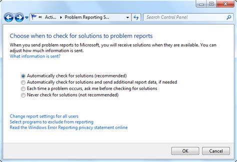 How to Stop Windows Problem Reporting 的图像结果