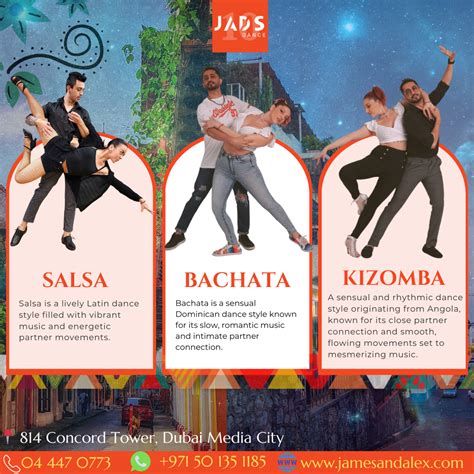 Classes for Salsa, Bachata & Kizomba - James & Alex Dance Studio