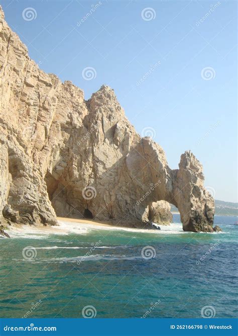 View of the Iconic Natural Gap Where the Sea of Cortez Meets the Pacific Ocean in Cabo San Lucas ...