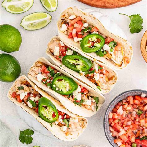 Cilantro Lime Chicken Tacos