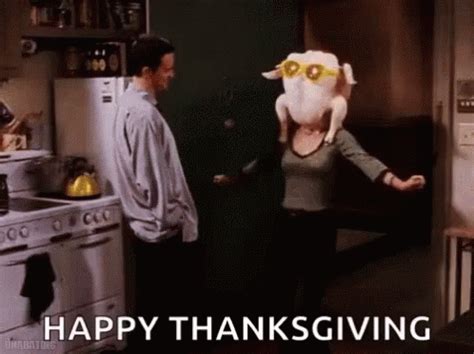 Happy Thanksgiving Funny Turkey Running GIF | GIFDB.com