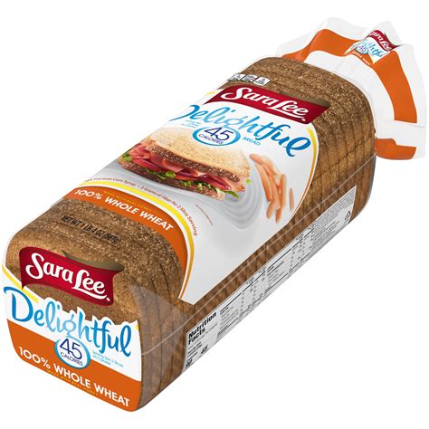 Sara Lee 45 Calorie Whole Wheat Bread Nutrition Facts | Besto Blog