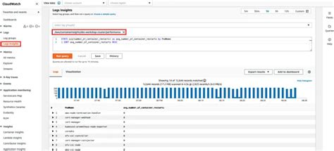 CloudWatch Investigate Docker Logs 的图像结果