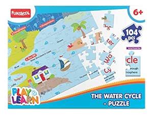 Buy Funskool Play & Learn-Water Cycle,Educational,104 Pieces,Puzzle,for ...