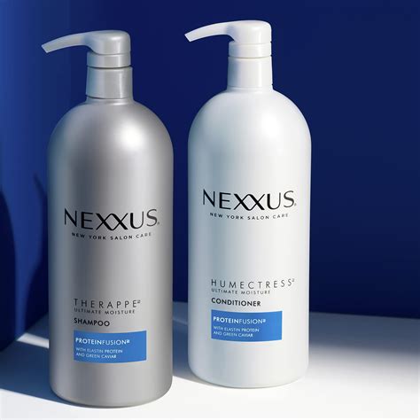 Nexxus Shampoo and Conditioner Therappe Humectress (Set of 2)for Dry Hair Silicone-Free ...