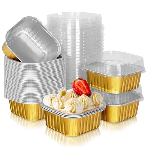 SQUARE FOIL BAKE&SERVE WITH LID – Dispozable