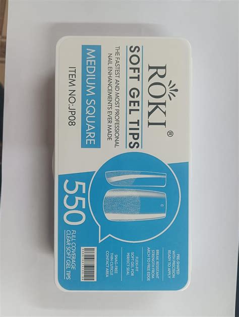 Buy Soft Gel Nail Tips, False Nails for Gel Nail Art Polish Soak Off ...