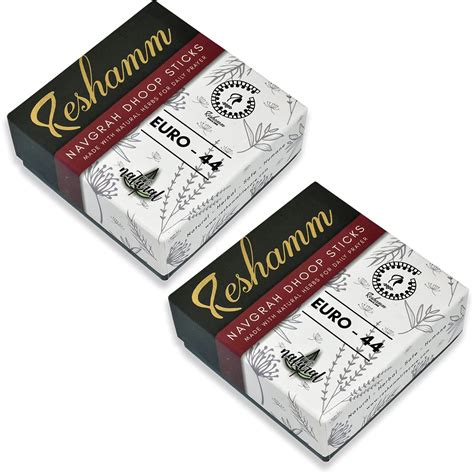 Reshamm(Regd.) Navgrah Dhoop Stick (Euro 44) with 44 Natural Herbs ...