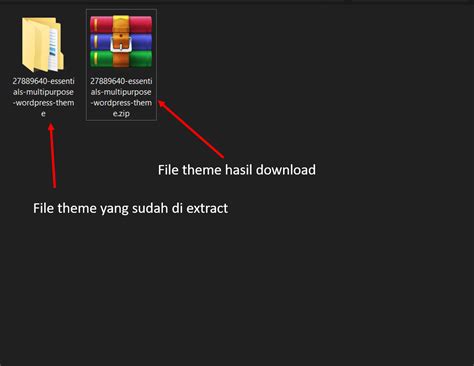 Tutorial install theme Essentials
