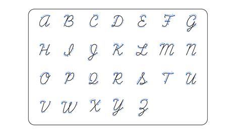 Capital T Cursive