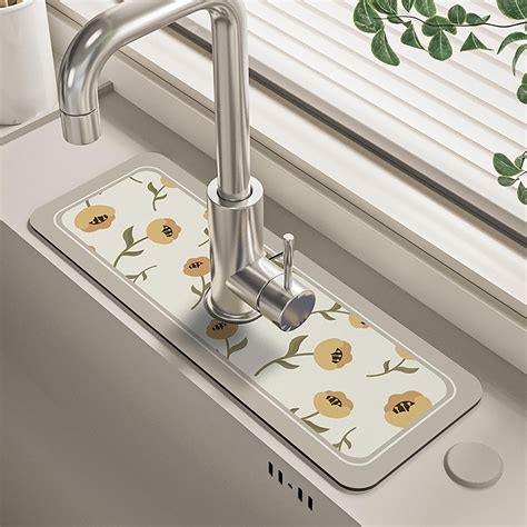 Pompotops Flexible Kitchen Sink Splash Guard with Suction Pad India | Ubuy
