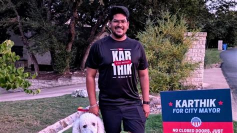 Texas Mayoral election - Meet Karthik, Indian-American businessman from ...