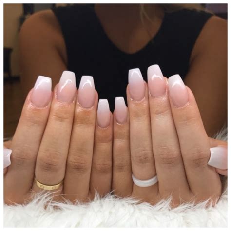Ombré French Nails | Ombre french nails, French fade nails, French nails