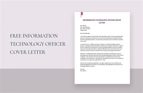 Information Technology Cover Letter 的图像结果