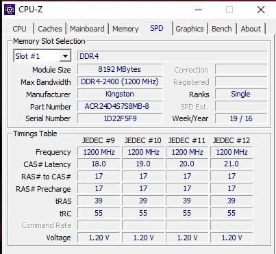 How to Set Ram Clock Speed Using CPU-Z 的图像结果