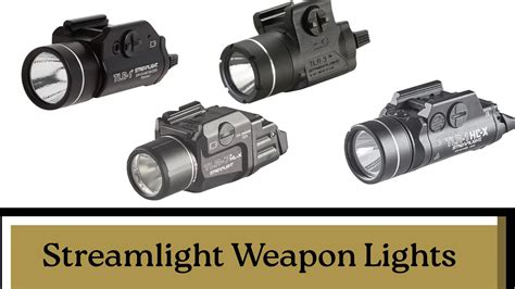 Streamlight Weapon Lights Guide: Best Models - Gold Trigger