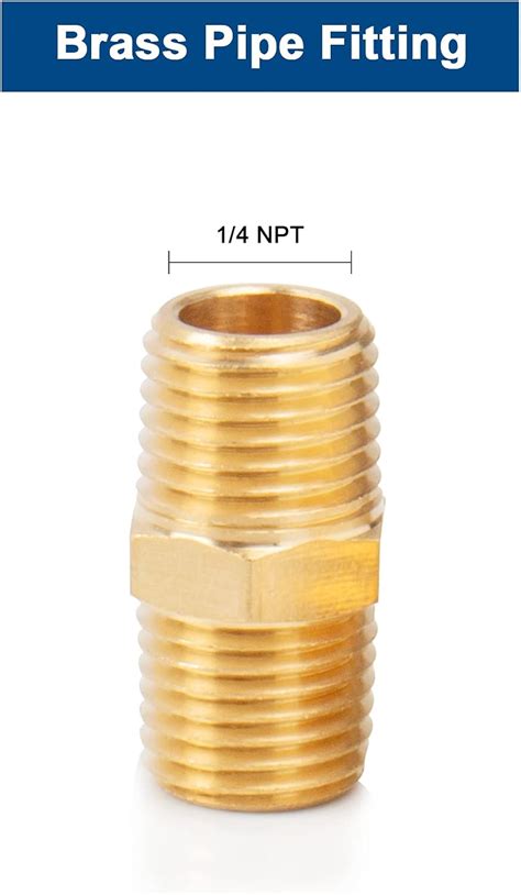 BathAce Solid Brass Hex Nipples, Thread-Good Airtightness, India | Ubuy