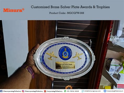 Minura Customized Brass Salver Plate Awards & Trophies - MGCGFW-008