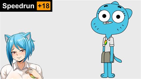 Nicole Watterson (The Amazing World of Gumball) NSFW Speedrun - YouTube