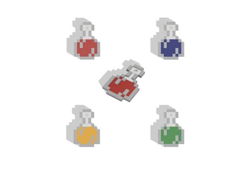 Image result for Minecraft Potion Keychain