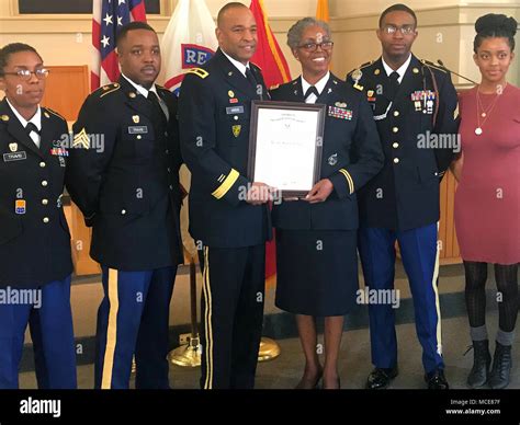 (Center left) Brig. Gen. Kevin Vereen, U.S. Army Recruiting Command ...