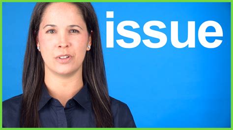 Image result for How to Pronounce Issue
