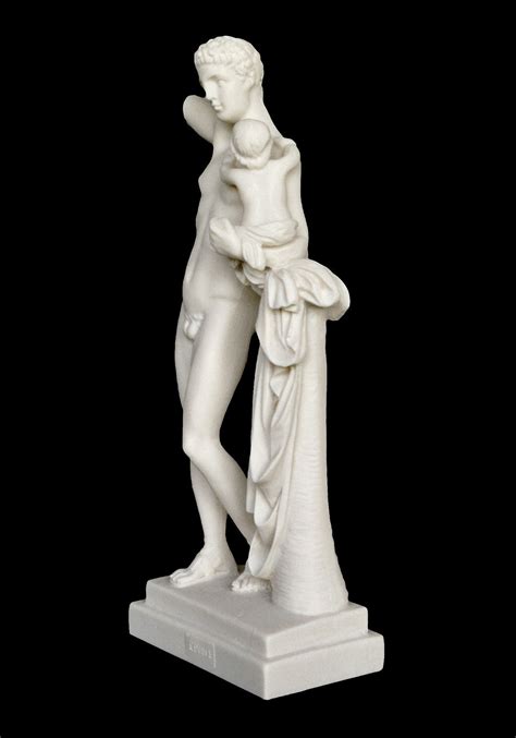 Hermes and Dionysus of Praxiteles - Olympia museum - Alabaster sculptu ...