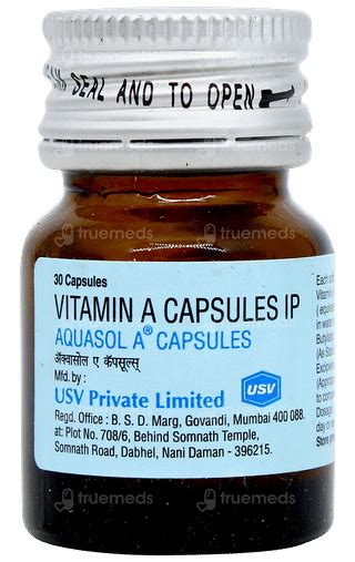 Aquasol A Capsule: Uses, Side Effects, Price & Substitutes