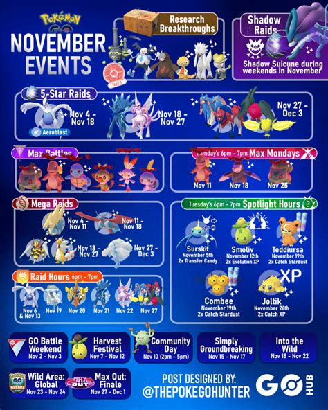 Pokémon GO November 2024 Event Guide | Pokémon GO Hub