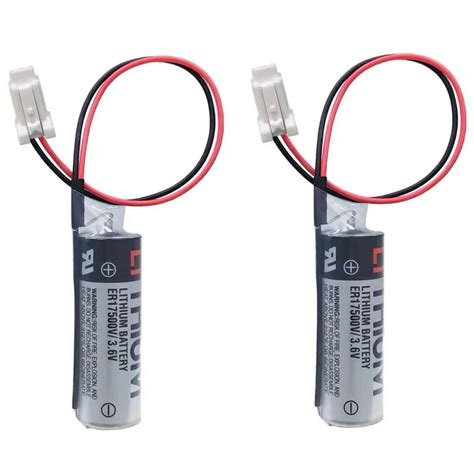(2Pcs) ER17500V/3.6V Battery Use for Yaskawa Robot YRC1000 GP Body ...