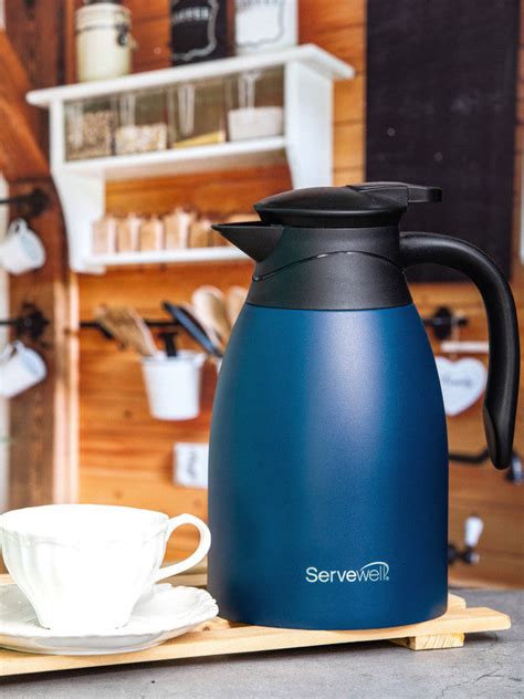 Servewell 1 pc Heron SS Vacuum Jug 1500 ml - Navy Blue – GOOD HOMES