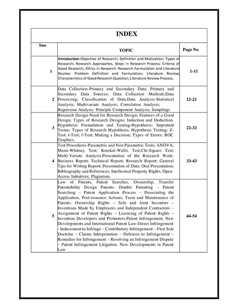 Research Methodology 3 - INDEX Sno TOPIC Page No 1 Introduction ...