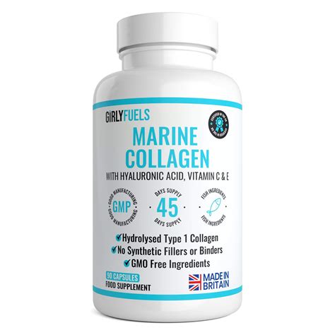 Buy Marine Collagen 1000mg -90 s of Superior Type 1 Hydrolysed Collagen ...