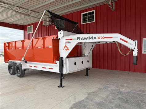 New 2026 RawMaxx RDX 83X16 BP ROLL OFF 14K TRAILERW/1BIN Dump Trailer for sale in El Paso, TX