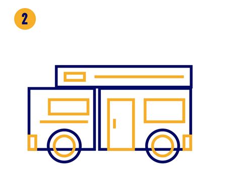 Red Camper Van Tutorial Draw 的图像结果