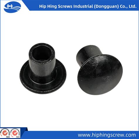 6.35 X 8 Rivet-Semi Tublar Blk, Impact Reach in Black Zinc Nickel ...