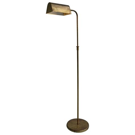 Classical Brass Adjustable Library Reading Floor Lamp, 1960s at 1stDibs ...
