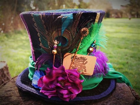 Hand made Mad Hatter hat by Faerie In The Foxglove | Mad hatter top hat ...