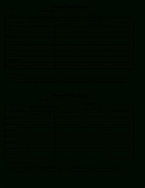 Exercise Log Sheet 的图像结果