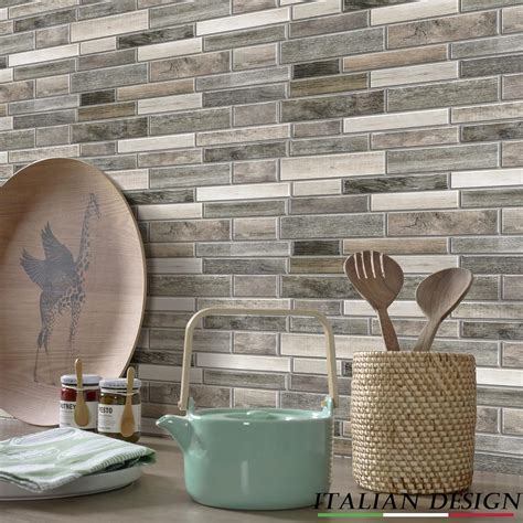 Buy INTERSMART DECOR Peel and Stick Kitchen Backsplash, 8 Sheets Self ...