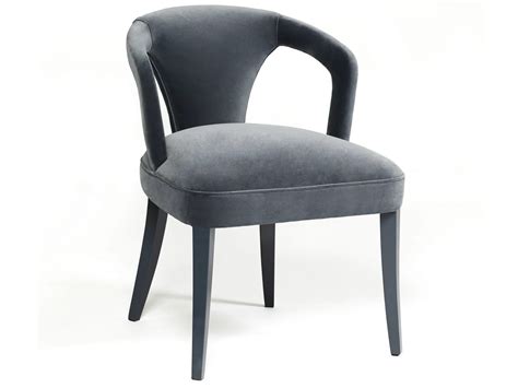 Hand-Tailored Designer Dining Chair in Water Repellent Velvet For Sale ...
