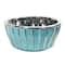 3.5" Teal Vase with Silver Burnishing | Michaels