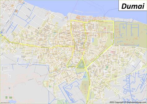Map Of Dumai Indonesia