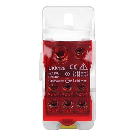 Terminal Block Junction Box, Fine Insulation Properties DIN Rail ...